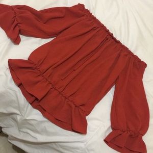 LOff the shoulder TOP❤️